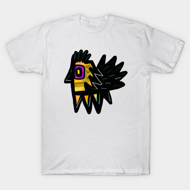 BLACK BIRD T-Shirt by Angel Rivas